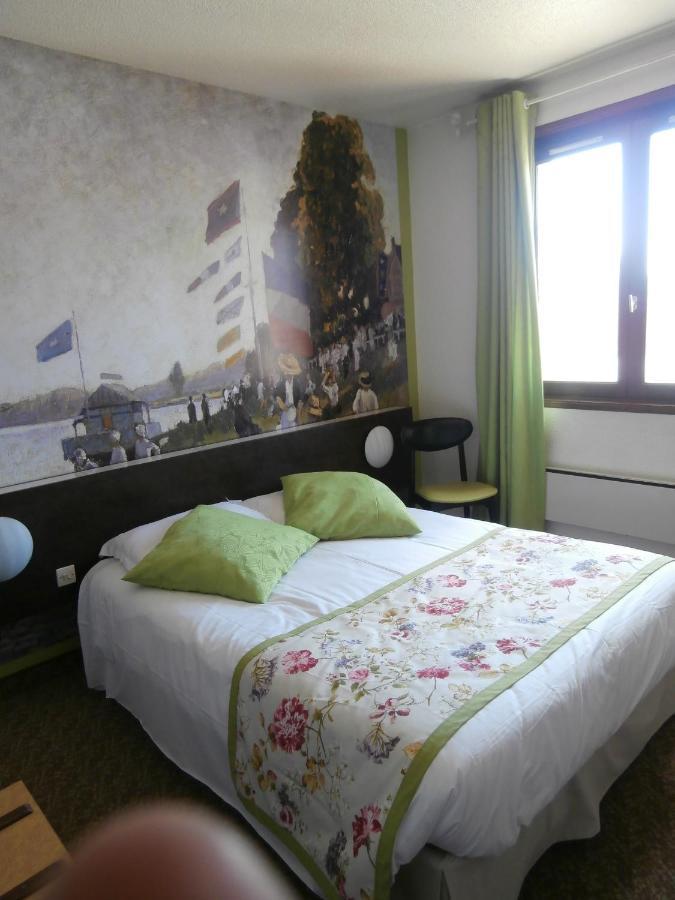Le Merle Blanc Hôtel Logis Digoin Quarto foto